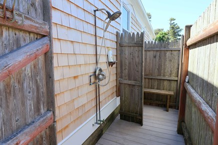 Dennis Port Cape Cod vacation rental - Outdoor shower perfect Cape Cod memory