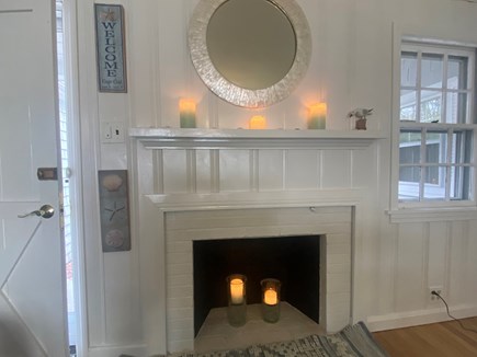 South Dennis Cape Cod vacation rental - Entrance and mantel