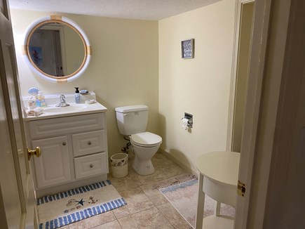 South Dennis Cape Cod vacation rental - Downstairs half bath with lots of leg room