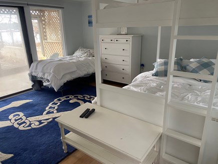 South Dennis Cape Cod vacation rental - Downstairs bedroom/ recreation room