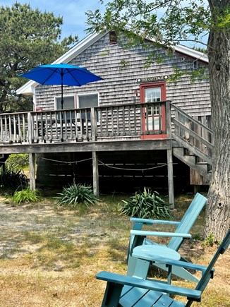 Eastham Cape Cod vacation rental - Yard looking at deck