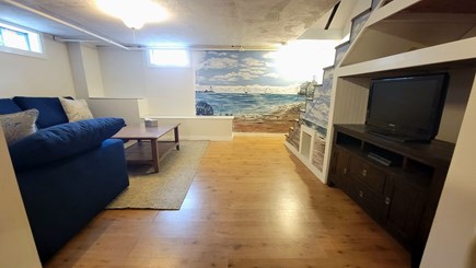 Dennis Port Cape Cod vacation rental - The semi-finished basement for additional entertaining space