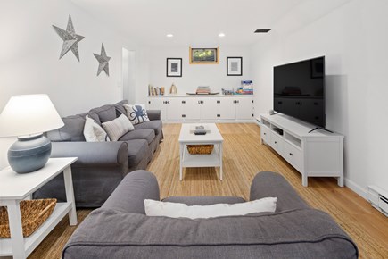Wellfleet Cape Cod vacation rental - Ground floor family room featuring 65 flat screen smart tv