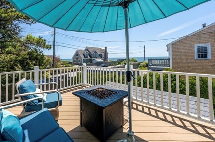 South Yarmouth  Cape Cod vacation rental - One of two decks with Oceanview