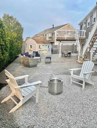 South Yarmouth  Cape Cod vacation rental - Spacious back yard for entertaining & fire pit for s'mores