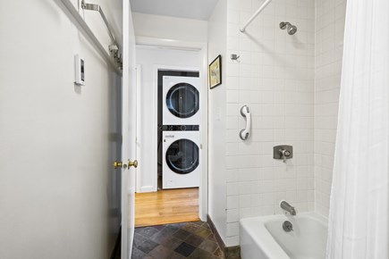 Wellfleet Cape Cod vacation rental - Stackable washer/dryer located in the hallway for easy access