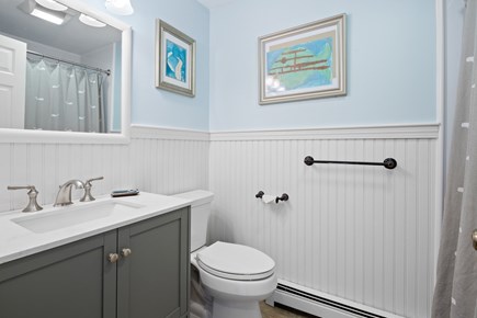 Brewster Cape Cod vacation rental - Full bathroom with tub/shower combo