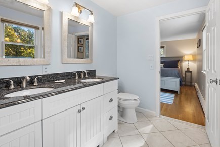 Brewster Cape Cod vacation rental - Ensuite primary bathroom with double sinks