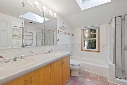 Chatham Cape Cod vacation rental - Second floor bathroom with separate tub and shower