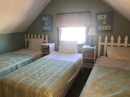 Sandwich Cape Cod vacation rental - Upstairs bedroom - 3 twin beds