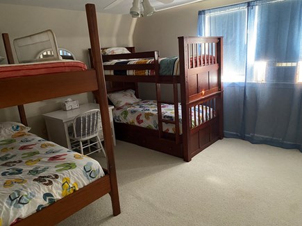 North Falmouth Cape Cod vacation rental - Second floor bunkroom. two bunkbeds, (four twin)