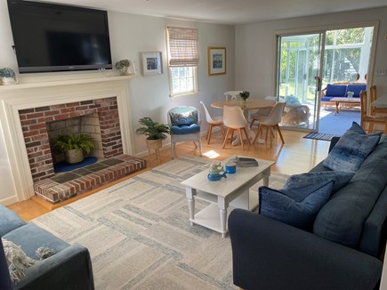 North Falmouth Cape Cod vacation rental - Living room with Roku TV