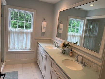 Cotuit Cape Cod vacation rental - Upstairs bathroom attached to bedroom