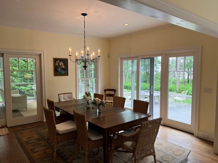 Cotuit Cape Cod vacation rental - Large dining table can seat 10.