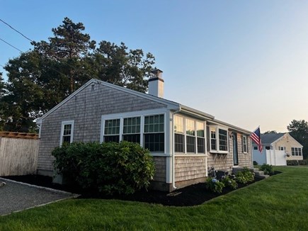 Dennis Cape Cod vacation rental - Our house is on a corner lot with a dead end at our driveway.