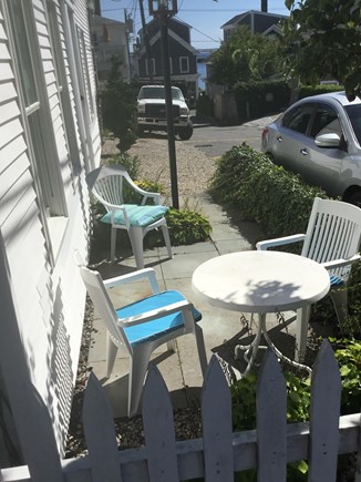 Provincetown Cape Cod vacation rental - Private outdoor area with peak of Provincetown Harbor