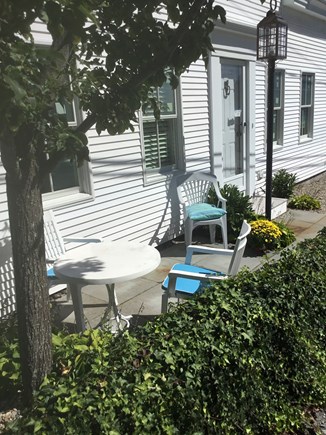 Provincetown Cape Cod vacation rental - Relax out front on your patio with seating/table