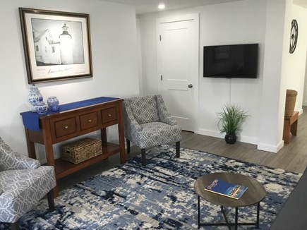 Provincetown Cape Cod vacation rental - Spacious, light filled , comfy living room,  Smart TV.