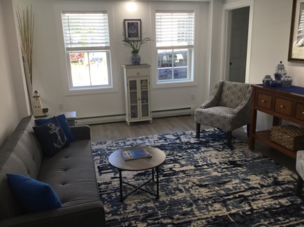Provincetown Cape Cod vacation rental - Spacious living room with comfortable seating, A/C , foyer