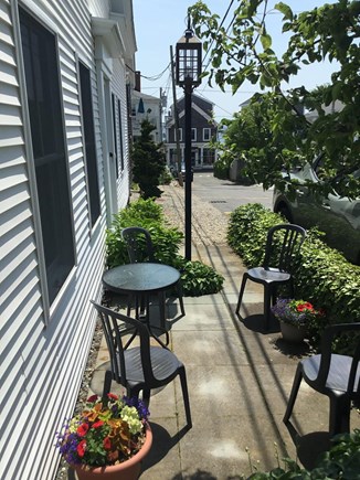 Provincetown Cape Cod vacation rental - Exclusive use patio. With a peak of Provincetown Harbor.