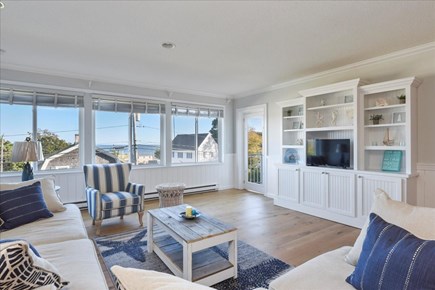 Harwich Cape Cod vacation rental - Living Room with Access to Sizable Balcony