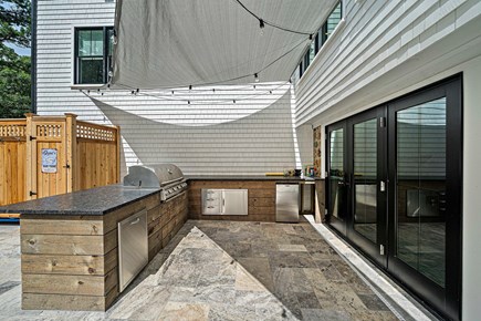 Dennis Cape Cod vacation rental - Outdoor kitchen and shower