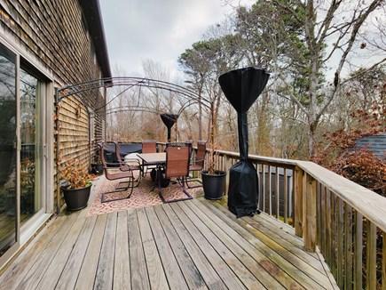 Eastham Cape Cod vacation rental - deck with outdoor dining area and outdoor living room