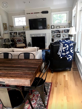 Eastham Cape Cod vacation rental - Open concept Great Room/Dining Room. Table comfortably seats 8.