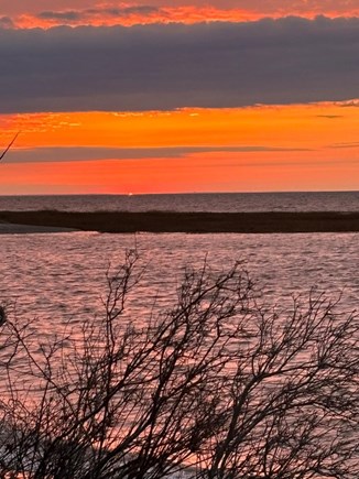Eastham Cape Cod vacation rental - A beautiful sunset 1 mile away .