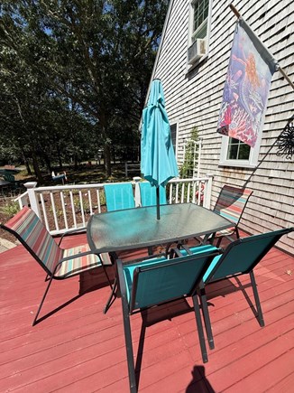 Eastham Cape Cod vacation rental - Deck Dining Area.
