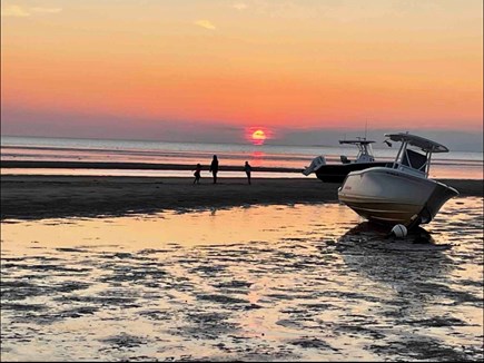 Eastham Cape Cod vacation rental - Watch the sunset at low tide on Campground Beach