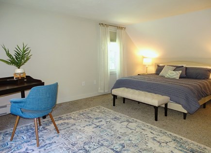 East Falmouth Cape Cod vacation rental - Upstairs king bedroom with desk area