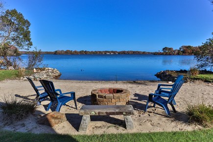 Centerville, Wequaquet Lake Waterfront Cape Cod vacation rental - Nighttime lakeside fire maybe?