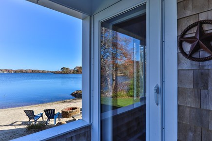 Centerville, Wequaquet Lake Waterfront Cape Cod vacation rental - The great room leads here ...