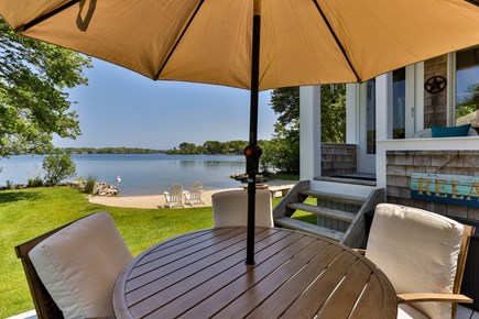 Centerville, Wequaquet Lake Waterfront Cape Cod vacation rental - Your dining view.