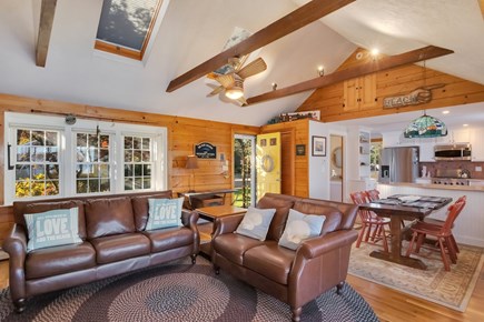 Centerville, Wequaquet Lake Waterfront Cape Cod vacation rental - Open concept floor plan perfect for gathering.