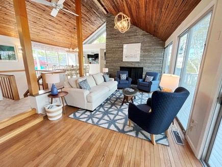 New Seabury, Mashpee Cape Cod vacation rental - Primary Living Room with water views