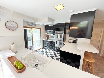 New Seabury, Mashpee Cape Cod vacation rental - Kitchen with dishwasher and french door refrigerator