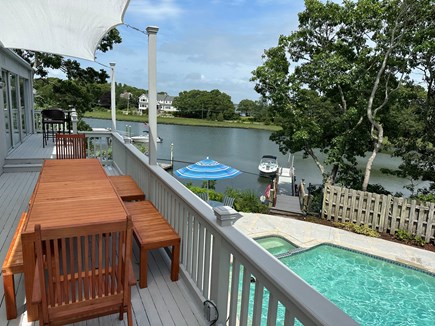 New Seabury, Mashpee Cape Cod vacation rental - Table for 12 with water views