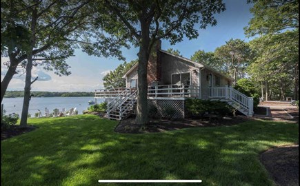 Mashpee, Monomoscoy Cape Cod vacation rental - Wrap around deck