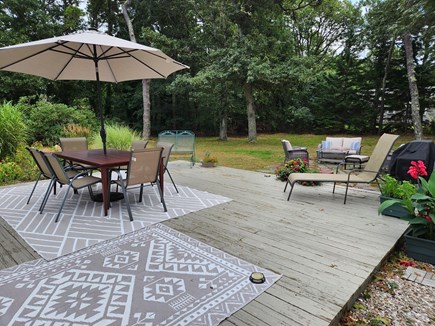 Eastham Cape Cod vacation rental - Deck and backyard