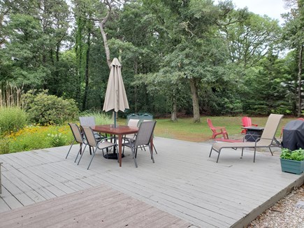 Eastham Cape Cod vacation rental - Deck and back yard
