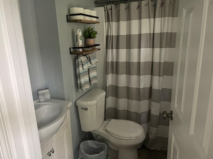 East Harwich Cape Cod vacation rental - Master bath with standup shower