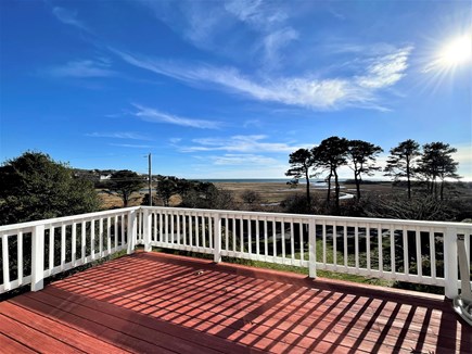 Harwich, Red River beach Cape Cod vacation rental - Upper deck with views of Nantucket Sound