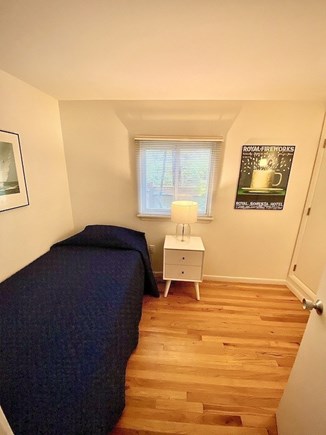 Mashpee, New Seabury Cape Cod vacation rental - The first floor bedroom features an extra-long twin bed.