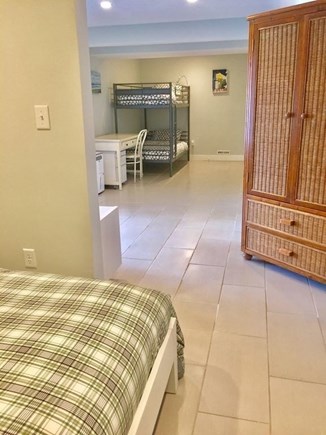 Mashpee, New Seabury Cape Cod vacation rental - Lower level suite includes: queen bed, bunk beds & en-suite bath.
