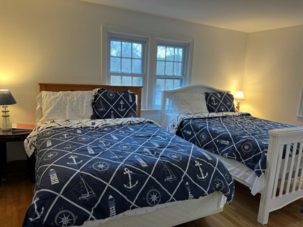 Yarmouth Cape Cod vacation rental - Bedroom 3 on the first floor with 2 full beds sleep 4