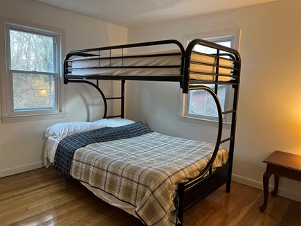 Yarmouth Cape Cod vacation rental - Bedroom 4 on the first floor with a bunk bed sleep 3