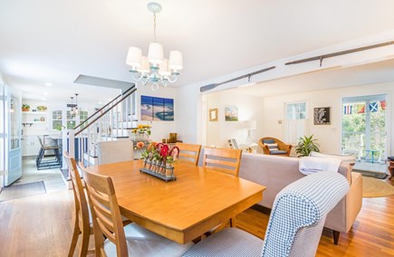 Brewster Cape Cod vacation rental - Dining area & living room