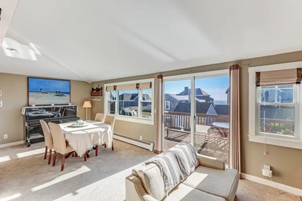 Falmouth Cape Cod vacation rental - Living area with sliders to deck
